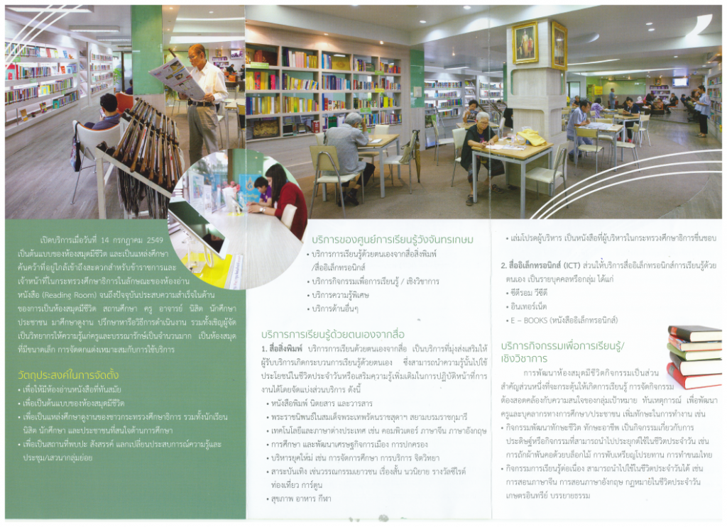 แผ่นพับให้ความรู้ 1